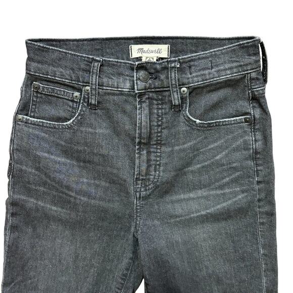 MADEWELL The Perfect Vintage Crop Jeans in Washed Black SZ 25 - Picture 3 of 12